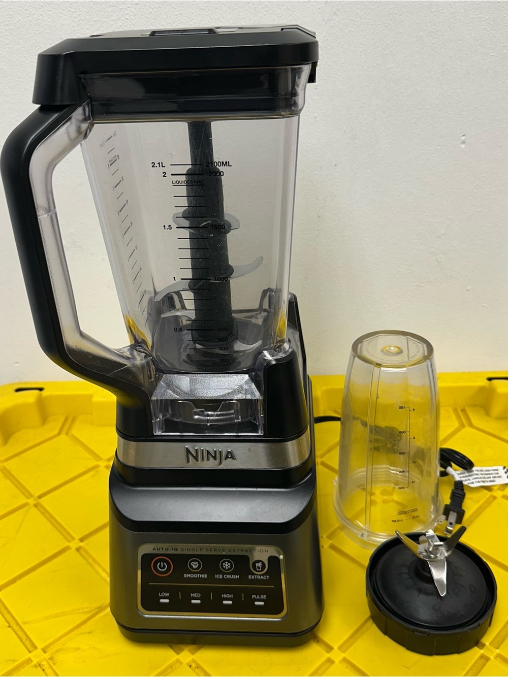 Ninja BN751 Duo Plus Blender with Auto IQ Technology 1400 Peak Watts Black